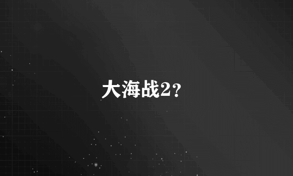 大海战2？