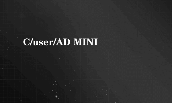 C/user/AD MINI